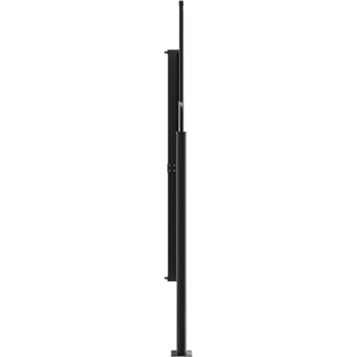 vidaXL Seitenmarkise, Wandmarkise mit PU-Beschichtung, Sichtschutz für Balkon Terrasse Garten, Windschutz Markise, Ausziehbar Braun Polyester – Bild 4