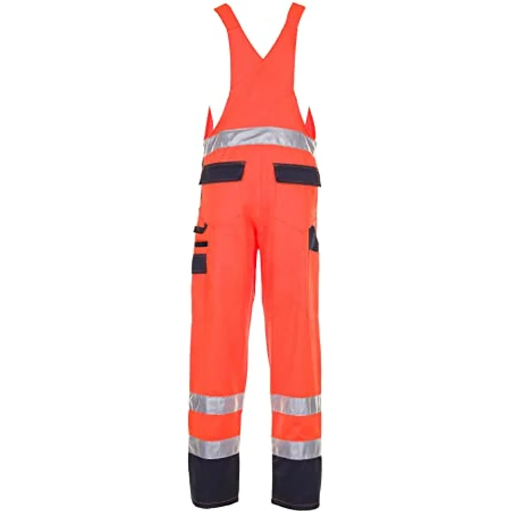 Warnschutz Latzhose orange/marine Größe 56 – Bild 2