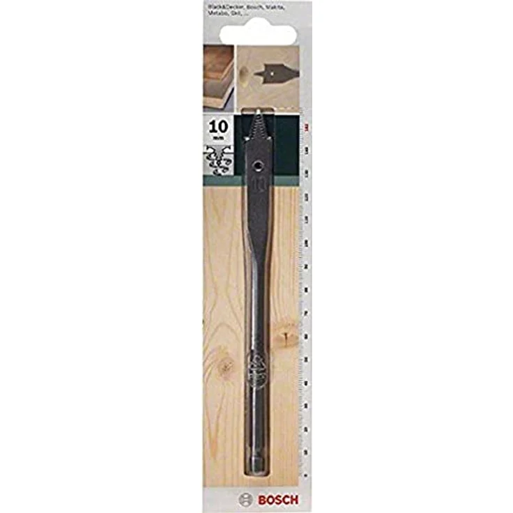 Bosch DIY Flachfräsbohrer Self Cut, Holzbohrer mit 1/4"-Sechskantschaft (Ø 10 mm) für saubere Bohrungen – Bild 1