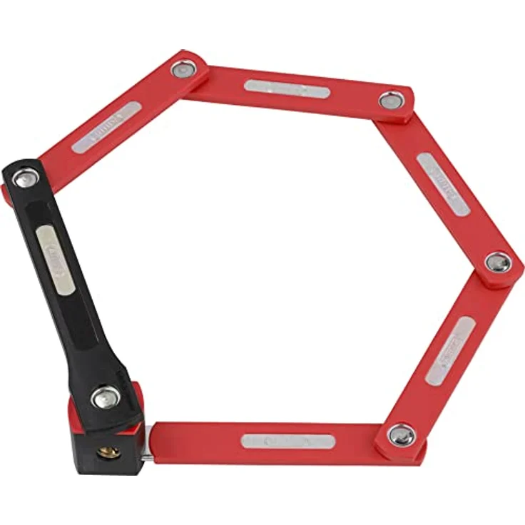 Abus Faltschloss Bordo uGrip 5700-80 SH - Farbe: rot – Bild 3