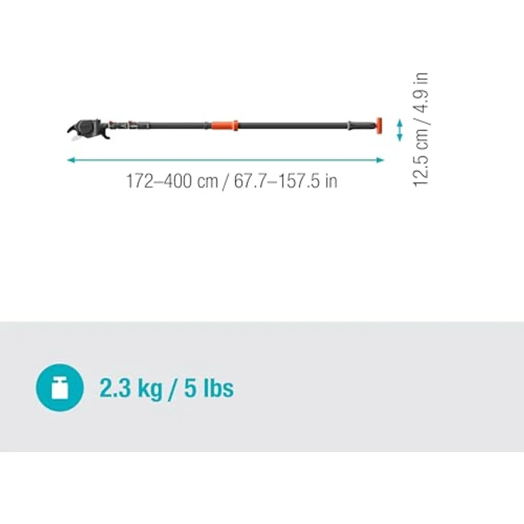 Gardena StarCut Pro L, Teleskopierbarer Baum- und Strauchschneider mit Bypass-Schneidprinzip, Qualitätsstahlklingen, made in Germany, 25 Jahre Garantie – Bild 3