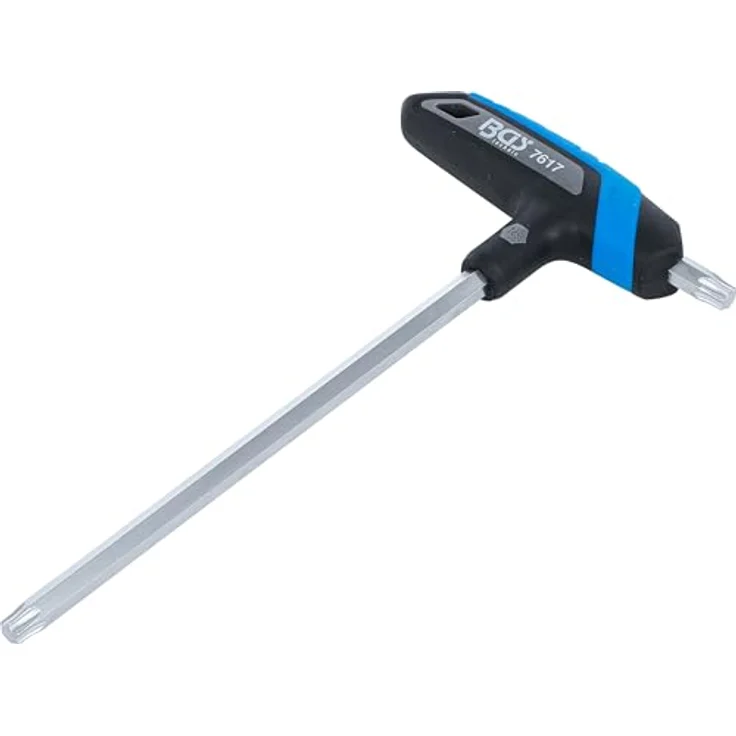 BGS 7617 Schraubendreher mit T-Griff für Torx Schraubenköpfe T45, Chrom-Vanadium-Stahl, matt verchromt – Bild 1