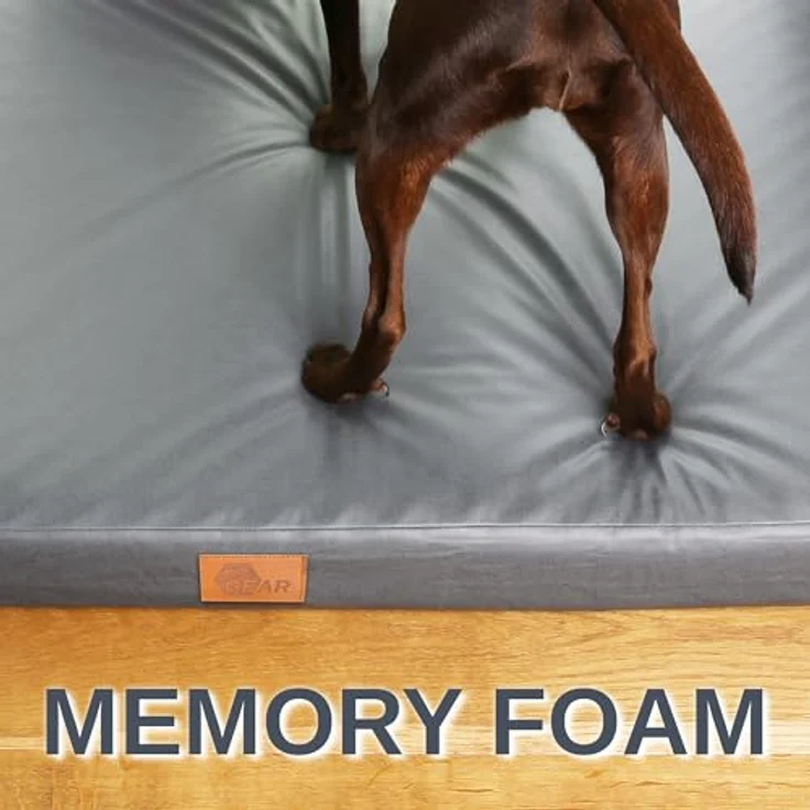 your GEAR Biella 100x70x10 cm orthopädisches Hundebett, Hundematte, Hundekissen, Oeko-TEX, waschbar – Bild 5