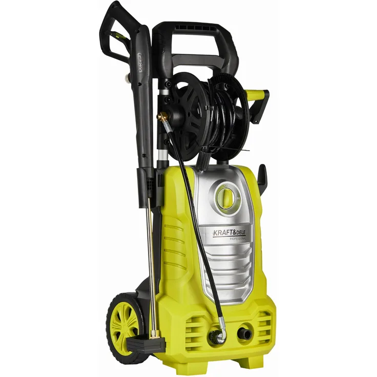 KRAFT&DELE Hochdruckreiniger KD423, 280 Bar, 3000 W, mit Saugpumpe und austauschbaren Düsen, kompakt und mobil