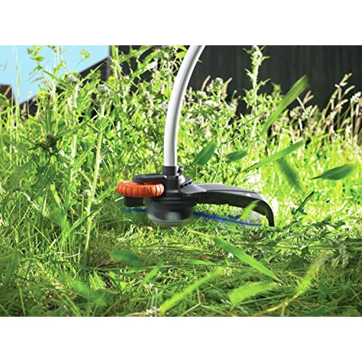 Black+Decker Elektro-Motorsense (900W, E-Drive Technologie, 35 cm Schnittbreite, Kantenschnittfunktion, 8 Hochleistungsfäden) GL9035 – Bild 5