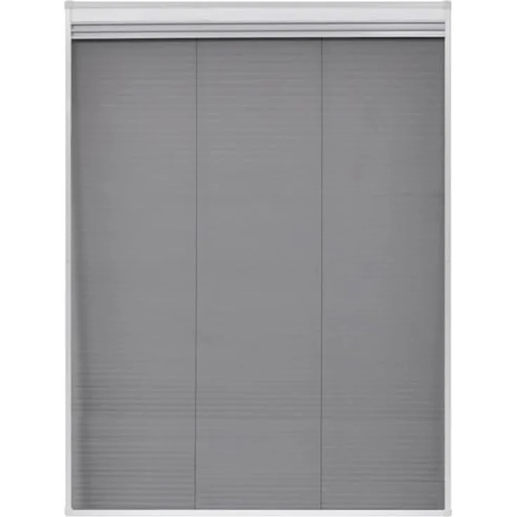 vidaXL Insektenschutz-Plissee für Fenster Jalousie Aluminium 60x80 cm – Bild 5