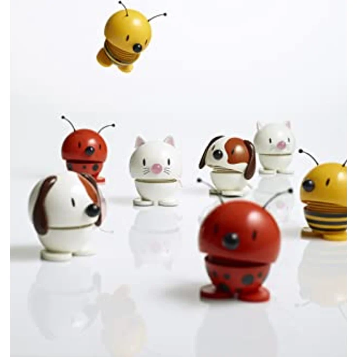 Hoptimist Small Bunny, Wackelfigur, Hase Wackel Figur, Ostern, Dekoidee, Dekoration, Kunststoff, Latte, H 9 cm, 9011-95 – Bild 8