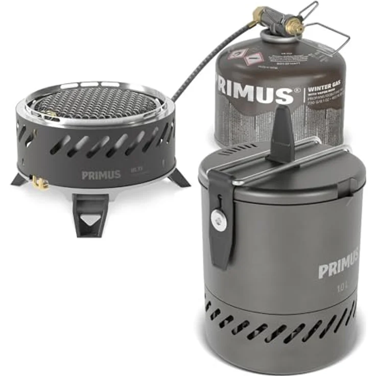 Primus Ulti Stove System, Gaskocher für extreme Wetterbedingungen mit 1 l Topf aus harteloxiertem Aluminium – Bild 2