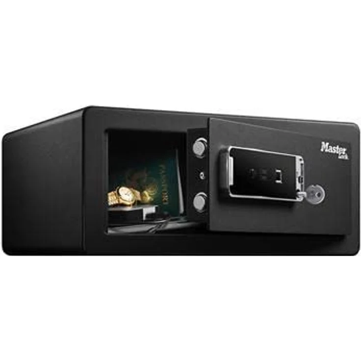 MASTER LOCK LX110BEURHRO Frei stehend sicher Schwarz 2 Schlüssel Lesegerät für den Fingerabdruck 25 4 l Boden - Wand Akku – Bild 5