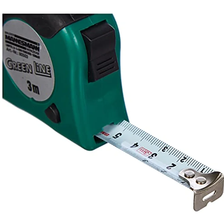 Mannesmann Bandmass 3 m x 16 mm, Gehäuse grün-schwarz, M80503 – Bild 3