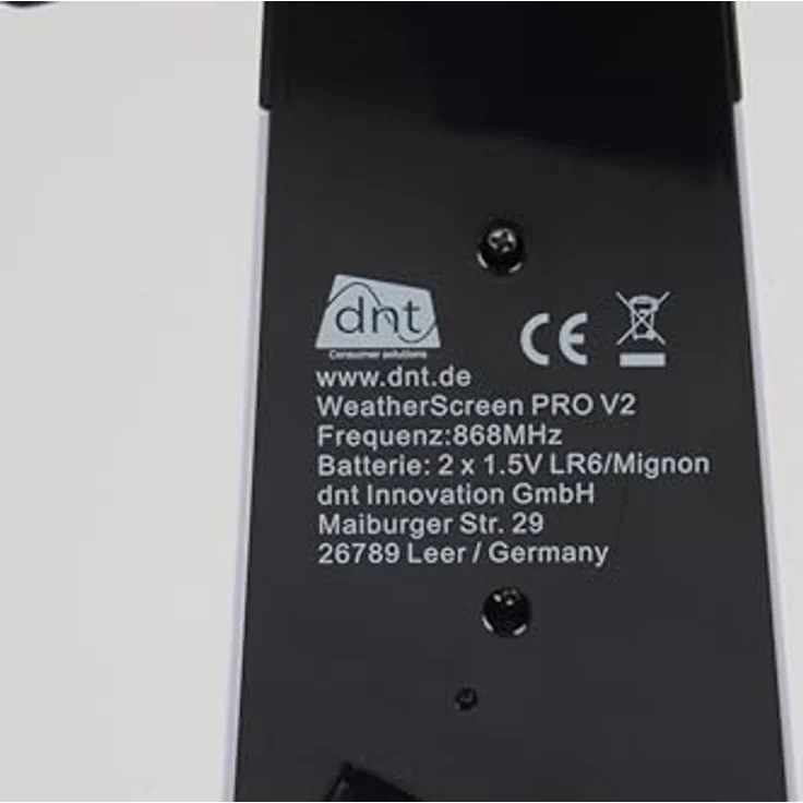dnt WiFi-Wetterstation WeatherScreen PRO V2, 17,8 cm TFT-Farbdisplay, Solar-Kombisensor, WLAN-fähig, DNT000026 – Bild 5