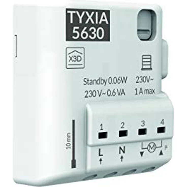 Delta Dore Tyxia 5630, Funk-Receiver für Rollladen mit Programmierfunktion und Sprachsteuerung, weiß – Bild 2