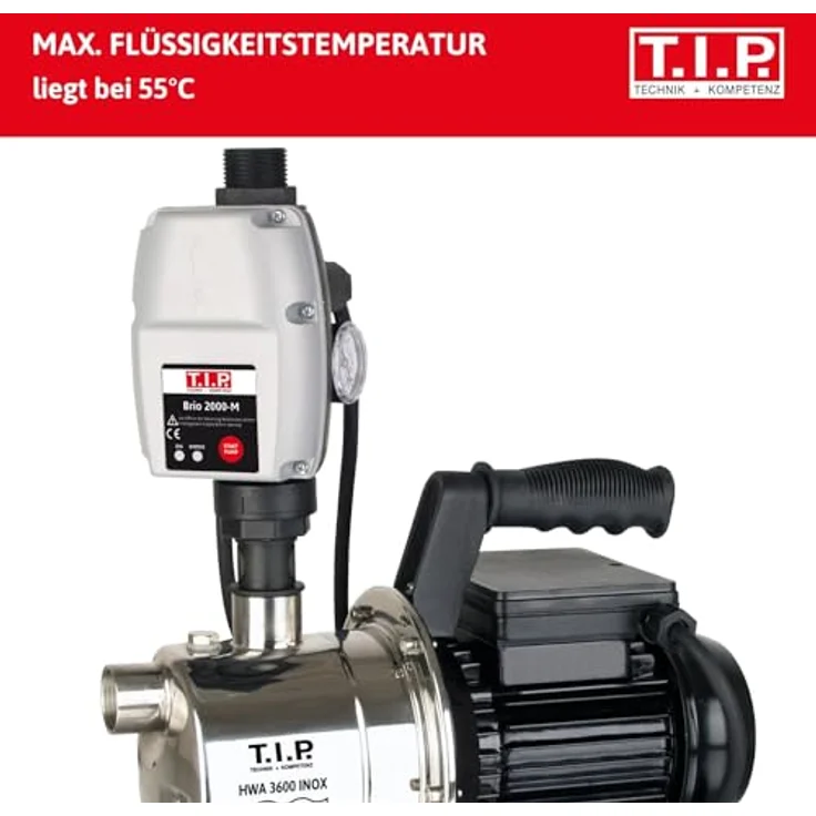 T.I.P. 30241 Elektronische Pumpensteuerung BRIO 2000 M, für alle Tauchdruck-, Tiefbrunnen-, Zisternen- und Gartenpumpen ab 1,5 bar – Bild 6