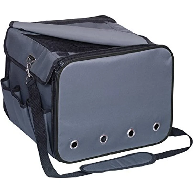 Nobby Autositztasche MERLO, grau 40 x 34 x 30 cm, 1 Stück – Bild 1