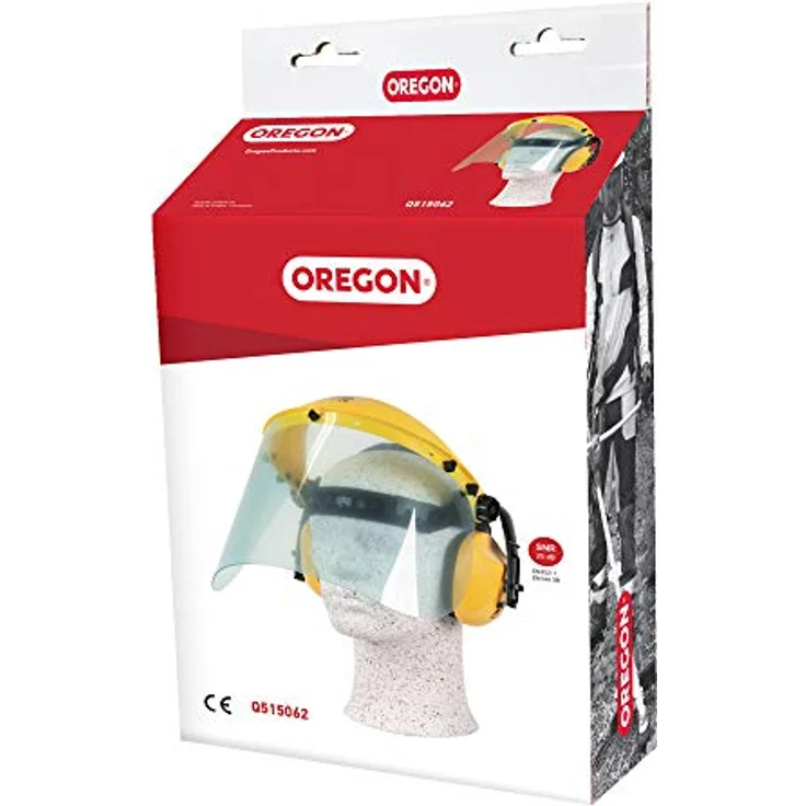 Oregon Q515062 Polycarbonat Visier Gesichts und Gehörschutz Kombination für Trimmer und Freischneider – Bild 4