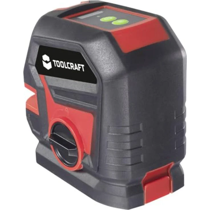 TOOLCRAFT Kreuzlinienlaser, grüner Laser, selbstnivellierend, Reichweite 30m, ±0,3 mm/m Genauigkeit – Bild 2