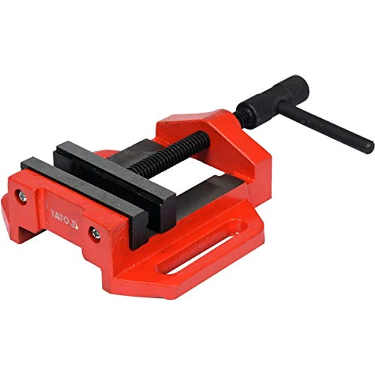 YATO Klemme YT-65072, Schraubstock mit stabiler Werkstoffplatte, 1 Stück – Bild 2