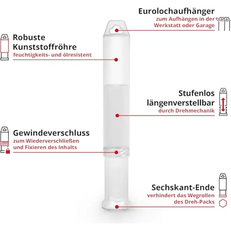 Einhell Original 3-tlg. SDS Plus Meißel-Set, 250 mm (Spitzmeißel, 20 mm Flachmeißel, 40 mm Spatmeißel aus langlebigem 40Cr Stahl) – Bild 3