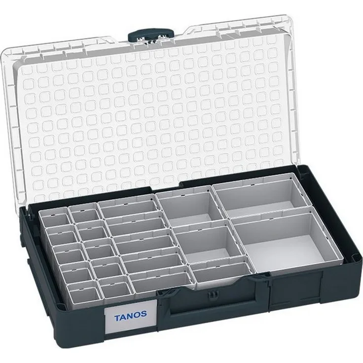 Tanos Werkzeugbox TANOS Systainer³ Organizer L mit 10 ESB anthrazit (RAL 7016)
