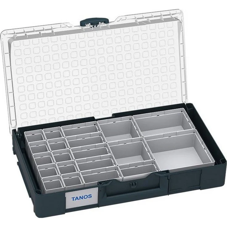 Tanos Werkzeugbox TANOS Systainer³ Organizer L mit 10 ESB anthrazit (RAL 7016)