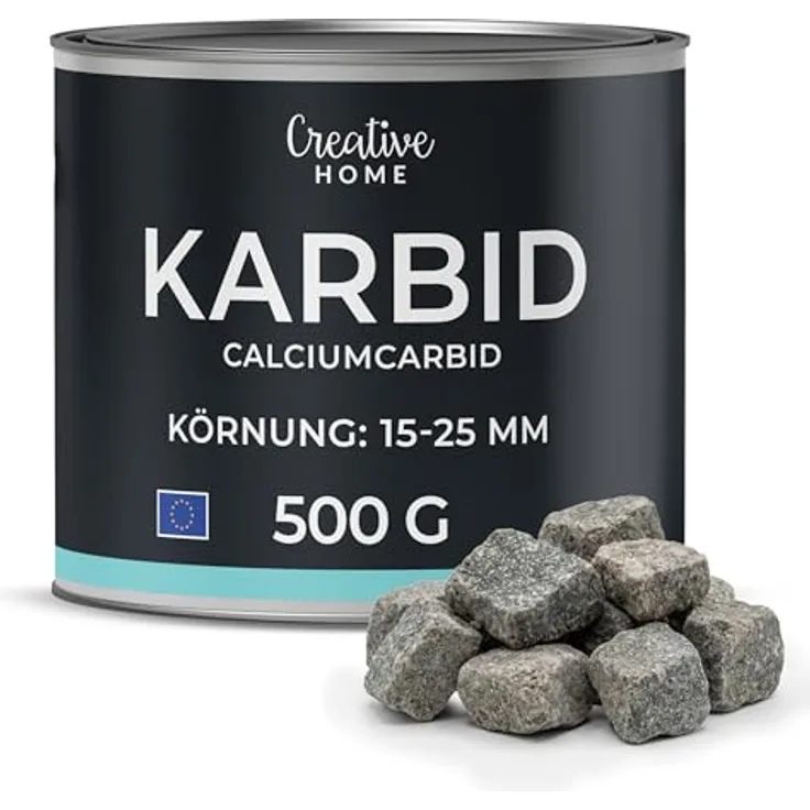Creative Home Calciumcarbid Vergrämungsmittel, 500 g Granulat für Wühlmäuse und Maulwürfe, Korngröße 15-25 mm
