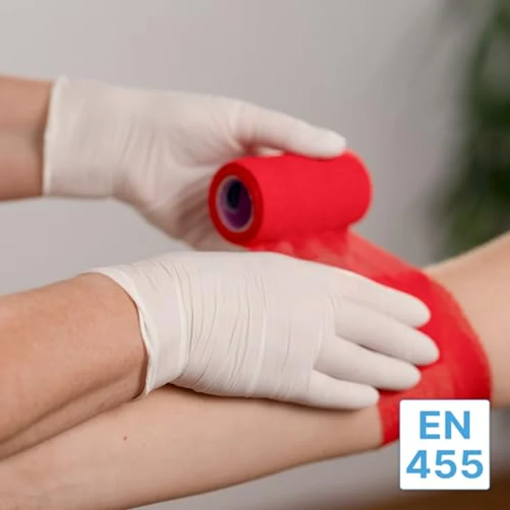 ARNOMED Einweghandschuhe Nitril 2000 Stück, puderfrei, latexfrei, Weiß, für Hygiene & Gastronomie, Größe S, M, L, XL – Bild 4