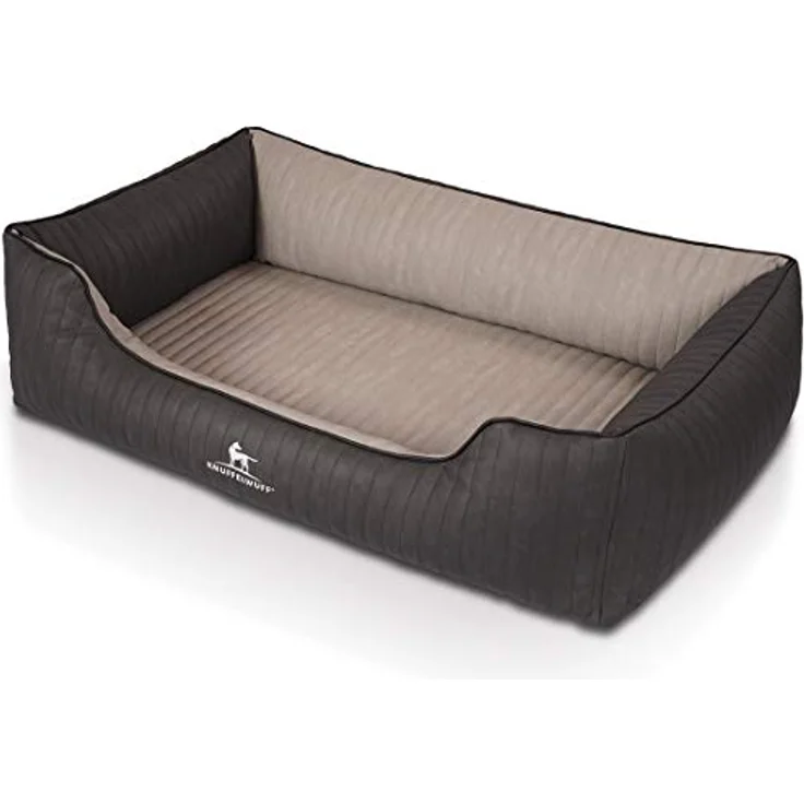 Knuffelwuff Orthopädisches Hundebett Outback XL 105 x 75cm Schwarz/Grau - Abnehmbarer Bezug - leicht zu reinigen - für große, mittelgroße und kleine Hunde – Bild 4