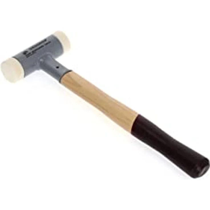 GEDORE Rückschlagfreier Schonhammer, Ø 35 mm, Hickorystiel, Austauschbare Polyamid-Köpfe - Preisvergleich – Bild 2