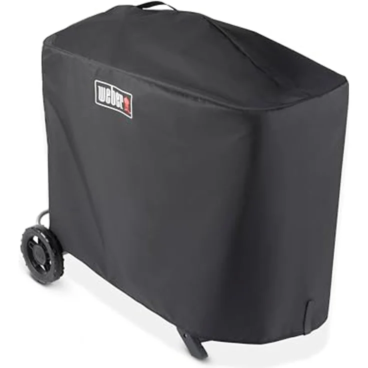 Weber Grill-Schutzhülle Traveler, Wetterfeste Polyesterabdeckung mit Klettbändern für Gasgrill Traveler – Bild 2