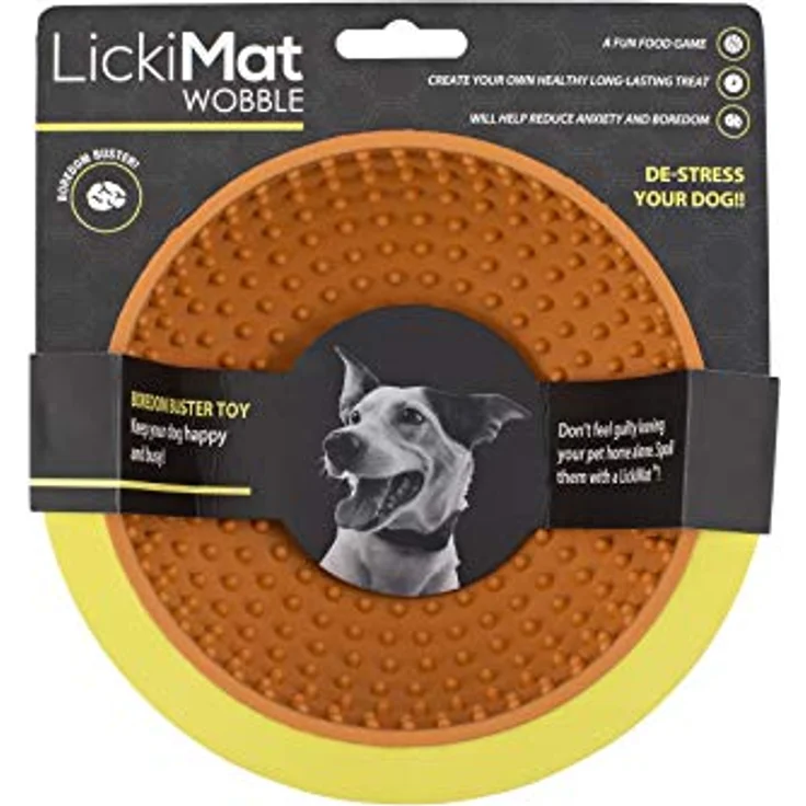 LICKIMAT Wackelorange – Bild 1
