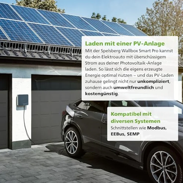 Spelsberg, Elektroauto Ladestation, Wallbox 7m Kabel (Typ 2, 11 kW) – Bild 7