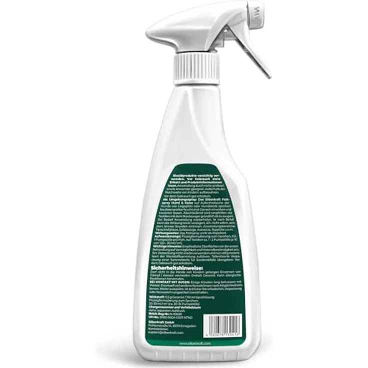 Silberkraft Flohspray für Hunde und Katzen, Anti-Floh-Spray mit Geraniol, 500 ml, Made in Germany – Bild 9
