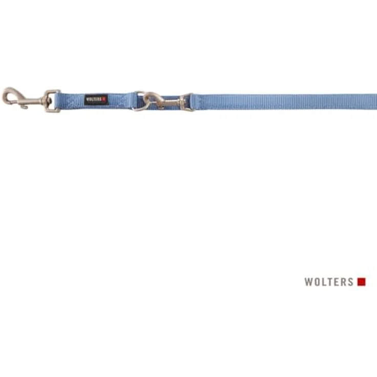 Wolters Hundeleine Professional Classic, extra lang, dreifach verstellbar, riverside blue – Bild 2