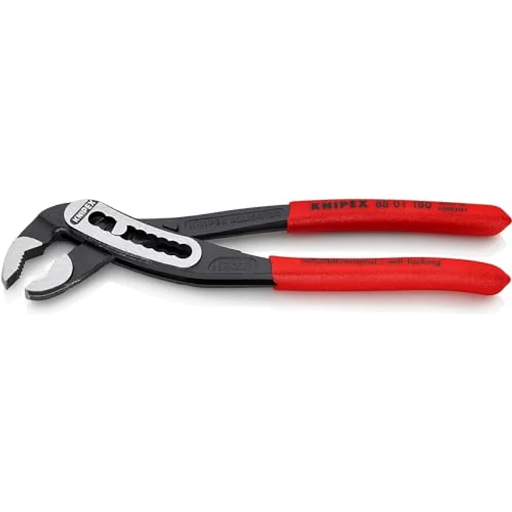 KNIPEX 88 01 180 Alligator Wasserpumpenzange mit rutschhemmendem Kunststoff überzogen schwarz atramentiert 180 mm – Bild 2