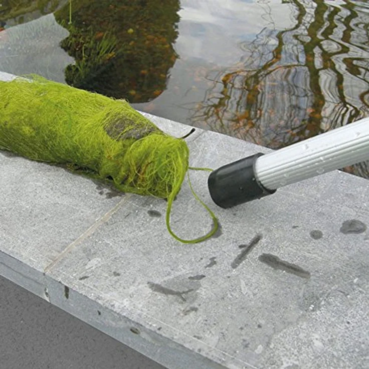 FIAP AlgaeBrush Active - Algenbürste - Algenentfernung - Fadenalgen - inkl. Teleskopstiel bis 1,8 Meter - Hilfsmittel - Teichzubehör - Zubehör - Reinigung - Teichwerkzeug - Gartenteich – Bild 4