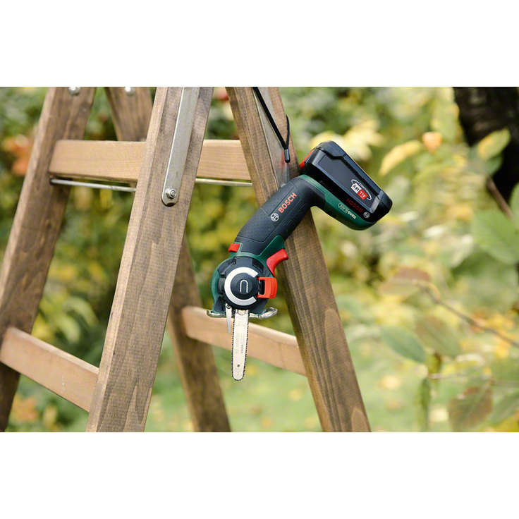 Bosch Advanced Cut 18 06033D5101 Power for All 18V Akku-Kettensäge mit Akku mit Ladegerät im Koffer – Bild 7