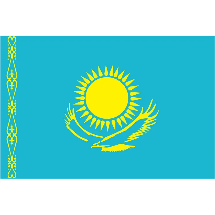Flagge Kasachstan 120 g/m² ca. 120 x 200 cm