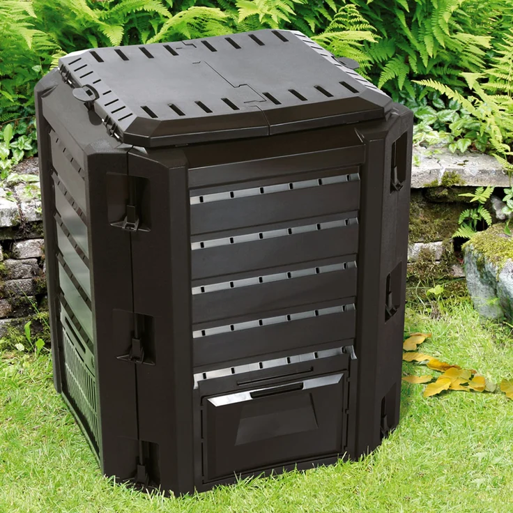 Komposter Gartenkomposter Thermokomposter Schnellkomposter Bio 380 Liter – Bild 3