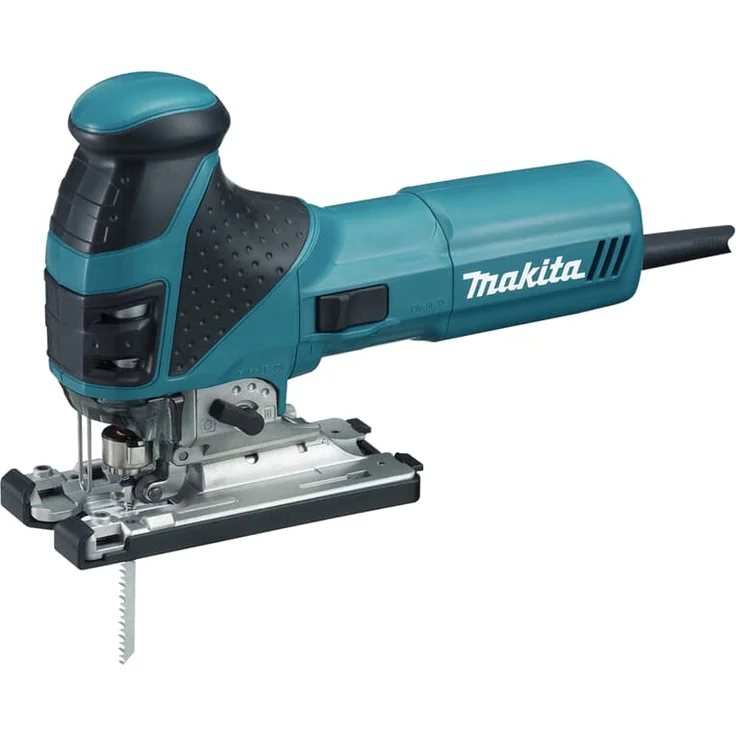 Makita Stichsäge 4351FCTJ (720 Watt, Schnitttiefe in Holz: 135mm, inkl. Absaugstutzen, Gleitschuh, LED, 6x Sägeblatt, im Makpac) – Bild 2