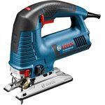 Bosch Professional Stichsäge GST 160 B (800 Watt, 160 mm Schnitttiefe in Holz, inkl. Absaug-Set, 1 Spanreißschutz, 3 Sägeblätter, in L-BOXX)