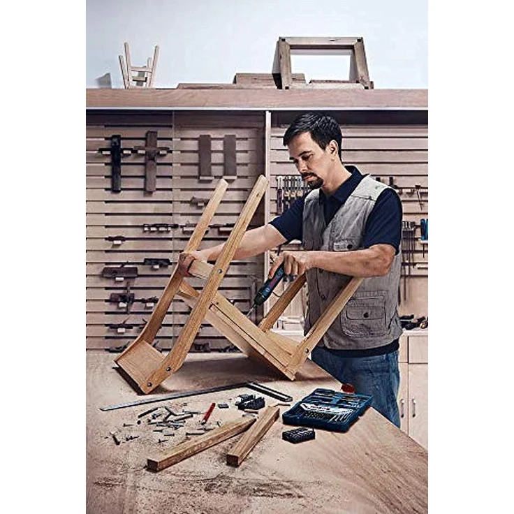 Bosch Professional GO Mini-Akkuschrauber 5Nm 1,5 Ah Akkukapazität, 3,6 V Akku integriert inkl. 25-tlg. Bit-Set, USB-Ladekabel, L-BOXX Mini – Bild 8