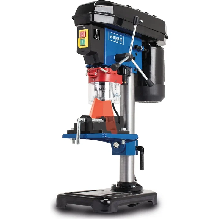 Scheppach DP16VLS Tischbohrmaschine 500W 600-2600 min-1, 250mm max. Abstand, Laser – Bild 5