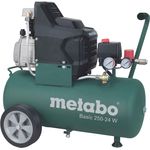 Metabo Kompressor Basic 250-24 W 8bar, 1,5kW, 24L, 2850/min-1, fahrbar