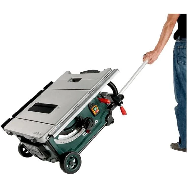 Metabo Tischkreissäge TS 254, 2000W 254mm mit Untergestell und Trolleyfunktion – Bild 3
