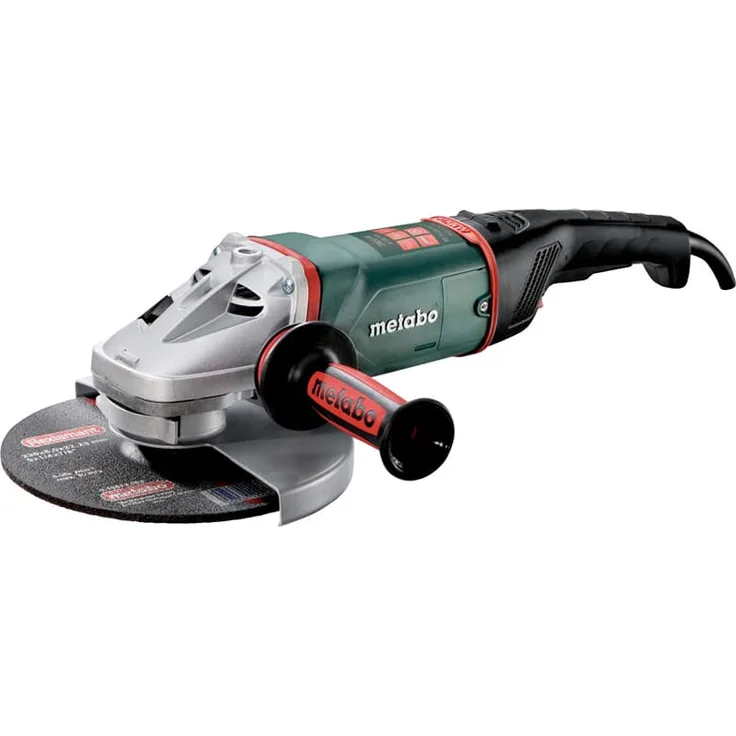 Metabo Winkelschleifer WE 26-230 MVT Quick (2600 Watt, Scheibendurchmesser 230 Millimeter, Vibrationsdämpfung, Metabo M-Quick-System, Wiederanlaufschutz, Schlüssel im Zusatzhandgriff ) 606475000