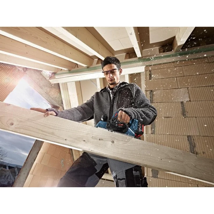 Bosch Professional GHO 18V-LI Akkuhobel inkl. L-Boxx, ohne Akku, ohne Ladegerät, 14.000 U-min Leerlaufdrehzahl, 18V Professional Akku-System – Bild 8