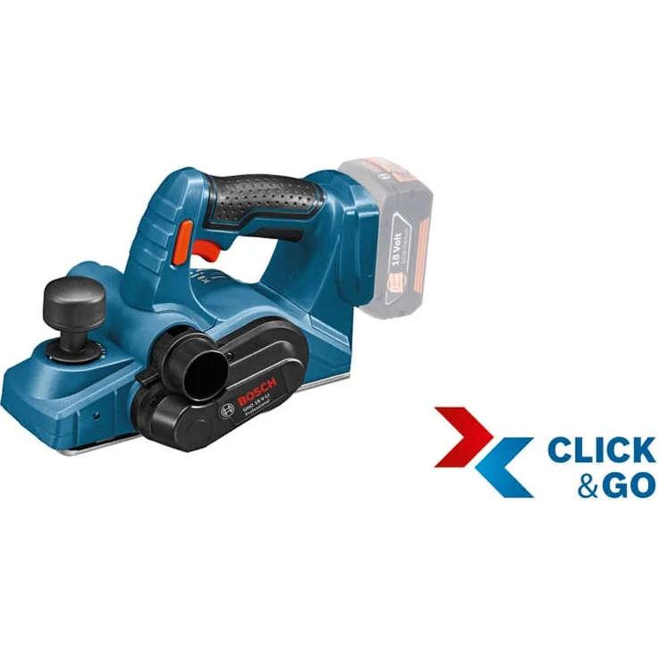 Bosch Professional GHO 18V-LI Akkuhobel inkl. L-Boxx, ohne Akku, ohne Ladegerät, 14.000 U-min Leerlaufdrehzahl, 18V Professional Akku-System – Bild 3