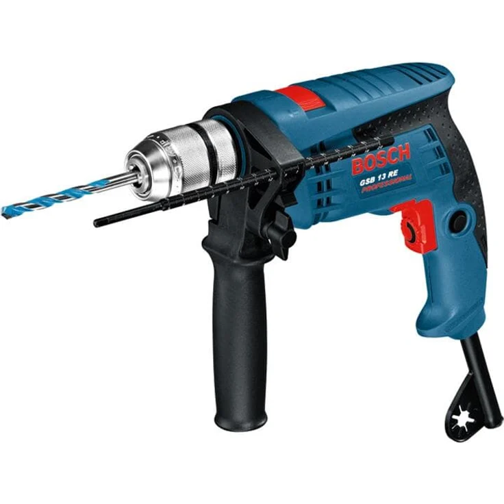 Bosch Professional GSB 13 RE Schlagbohrmaschine 1-Gang 2800 U/min 25000 Schläge/min 13mm 600 Watt Schnellspannbohrfutter (0 601 217 100) – Bild 1
