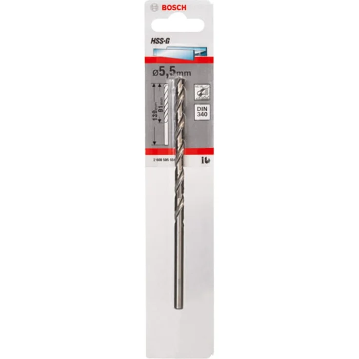 Bosch Professional Metallbohrer HSS-G geschliffen mit langer Arbeitslänge (Ø 6 mm) - Preisvergleich – Bild 1