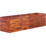 DOTMALL Hochbeet Garten-Hochbeet Akazienholz 200 x 50 x 50 cm, massives Akazienholz mit Ölfinish, wetterfest